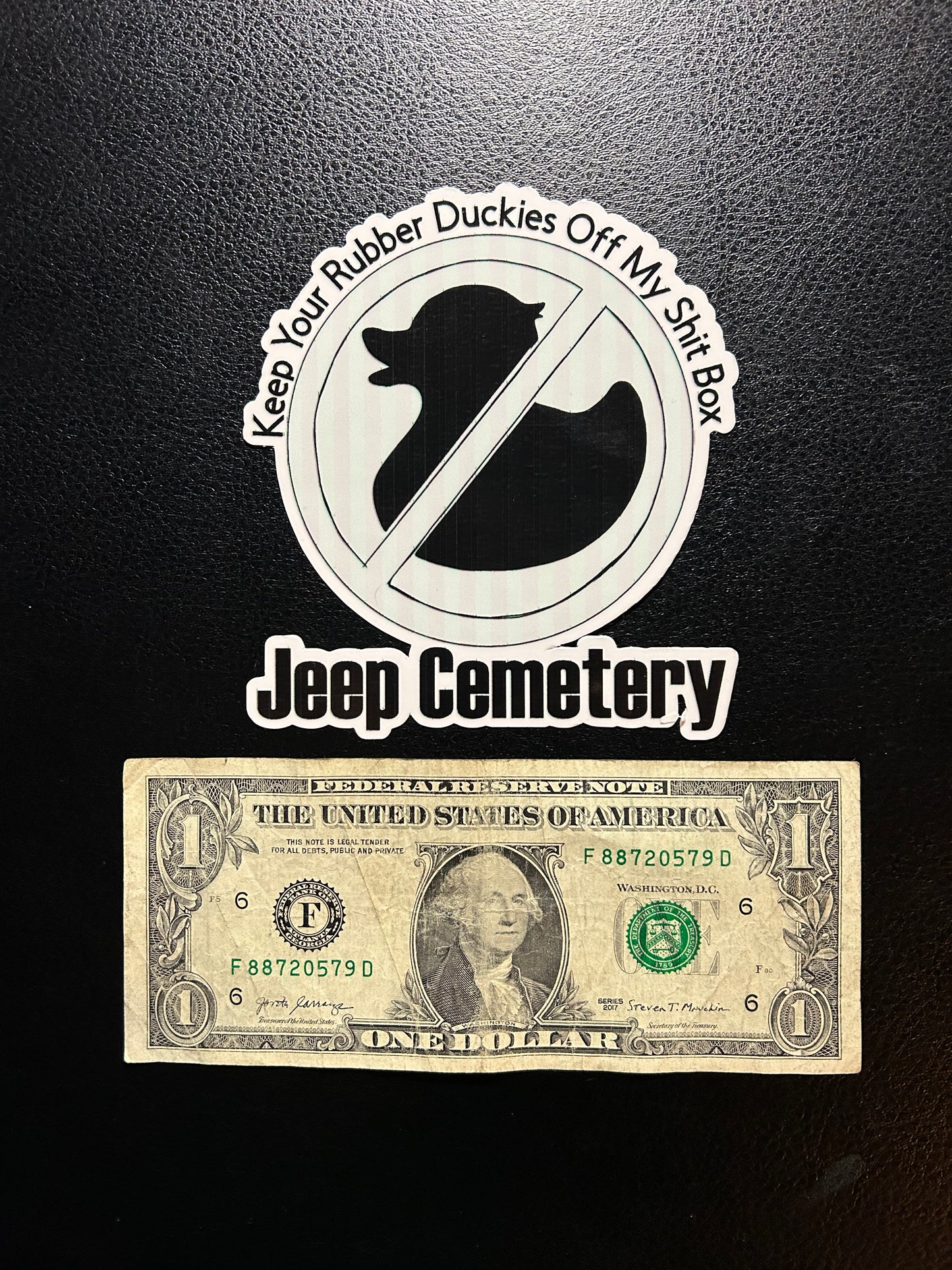 Large Anti-Rubber Ducky Vinyl Decal